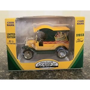 Gearbox Crayola 1912 Ford Delivery Truck Coin Bank, #2 in Series MIB, 1998